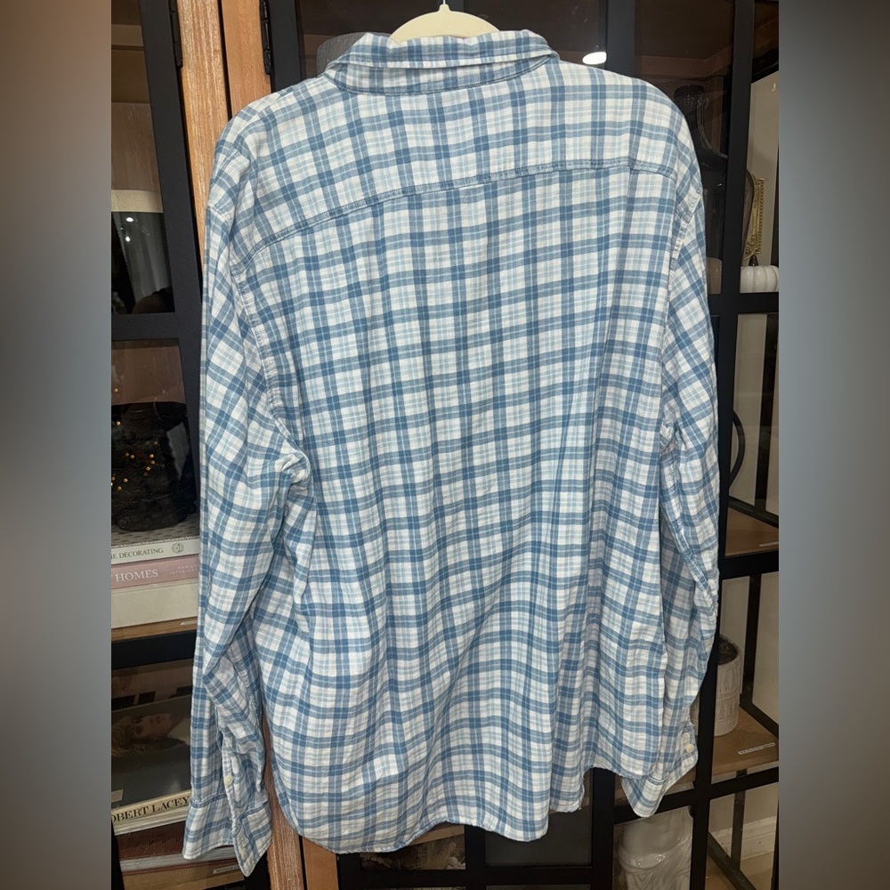 Faherty Movement Shirt button down long sleeve wi… - image 4